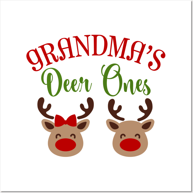 Grandmas Deer Ones Wall Art by Hobbybox